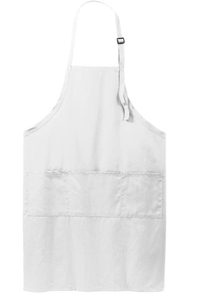 A700 - Port Authority Easy Care Extra Long Bib Apron with Stain Release