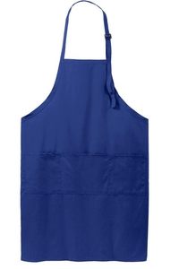 A700 - Port Authority Easy Care Extra Long Bib Apron with Stain Release