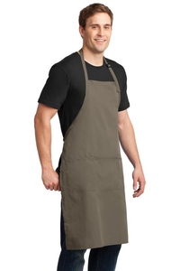 A700 - Port Authority Easy Care Extra Long Bib Apron with Stain Release