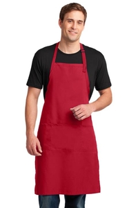 A700 - Port Authority Easy Care Extra Long Bib Apron with Stain Release