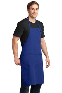 A700 - Port Authority Easy Care Extra Long Bib Apron with Stain Release