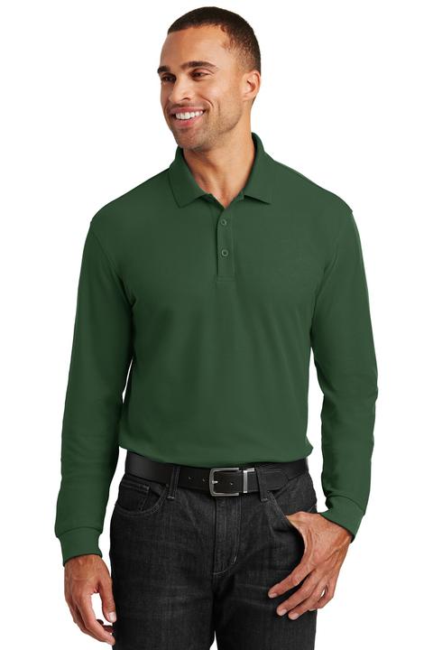 K100LS - Port Authority Long Sleeve Core Classic Pique Polo