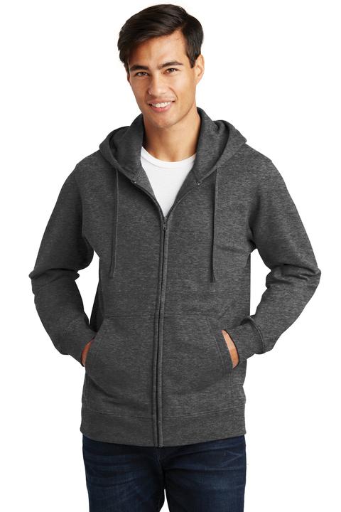 PC850ZH - Port & Company Fan Favorite Fleece Full Zip Hooded Sweatshirt