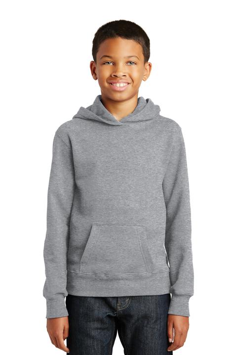 PC850YH - Port & Company Youth Fan Favorite Fleece Pullover Hooded Sweatshirt