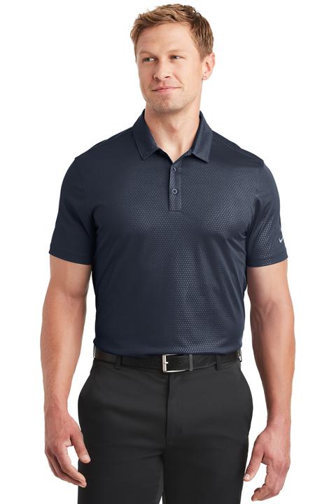 838964 - Nike Golf Dri-FIT Embossed Tri-Blade Polo