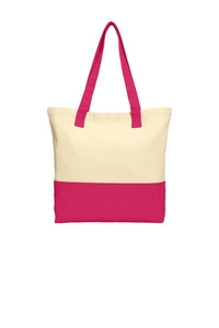 BG414 - Port Authority Colorblock Cotton Tote