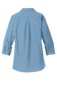 LW102 - Port Authority Ladies 3/4 Sleeve Carefree Poplin Shirt