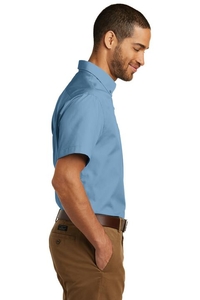 W101 - Port Authority Short Sleeve Carefree Poplin Shirt