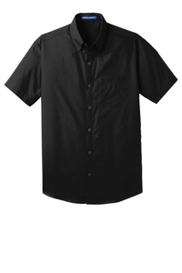 W101 - Port Authority Short Sleeve Carefree Poplin Shirt