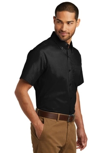 W101 - Port Authority Short Sleeve Carefree Poplin Shirt