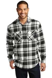 W668 - Port Authority Plaid Flannel Shirt