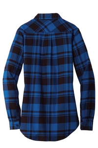 LW668 - Port Authority Ladies Plaid Flannel Tunic 