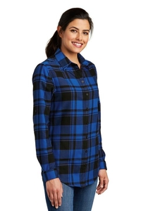 LW668 - Port Authority Ladies Plaid Flannel Tunic 