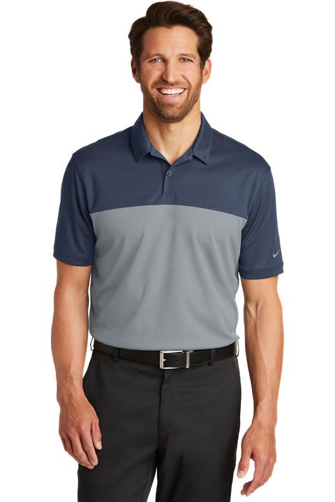 881655 - Nike Golf Dri-FIT Colorblock Micro Pique Polo