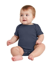 RS4400 - Rabbit Skins Infant Short Sleeve Baby Rib Bodysuit