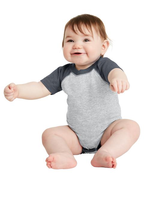 RS4430 - Rabbit Skins Infant Baseball Fine Jersey Bodysuit