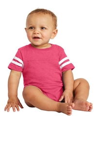 RS4437 - Rabbit Skins Infant Football Fine Jersey Bodysuit