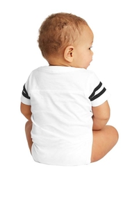 RS4437 - Rabbit Skins Infant Football Fine Jersey Bodysuit