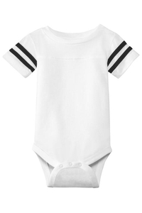 RS4437 - Rabbit Skins Infant Football Fine Jersey Bodysuit