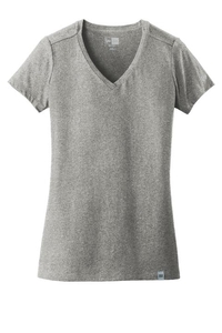 LNEA101 - New Era  Ladies Heritage Blend V Neck Tee