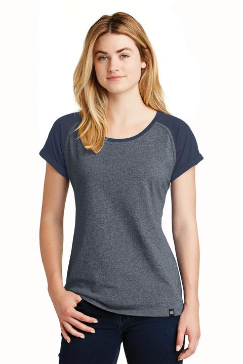 LNEA107 - New Era Ladies Heritage Blend Varsity Tee