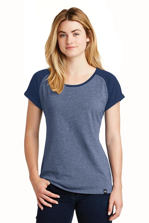 LNEA107 - New Era Ladies Heritage Blend Varsity Tee