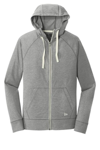 NEA122 - New Era  Sueded Cotton Full Zip Hoodie