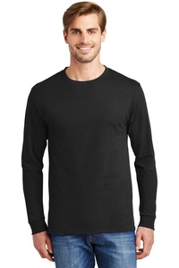 5586 - Hanes - Tagless 100% Cotton Long Sleeve T-Shirt.  5586