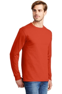 5586 - Hanes - Tagless 100% Cotton Long Sleeve T-Shirt.  5586