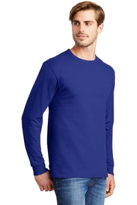 5586 - Hanes - Tagless 100% Cotton Long Sleeve T-Shirt.  5586