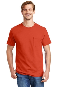 5590 - Hanes - Tagless 100%  Cotton T-Shirt with Pocket.  5590