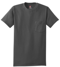 5590 - Hanes - Tagless 100%  Cotton T-Shirt with Pocket.  5590