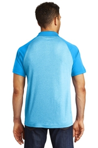 ST641 - Sport-Tek PosiCharge RacerMesh Raglan Heather Block Polo