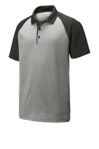 ST641 - Sport-Tek PosiCharge RacerMesh Raglan Heather Block Polo