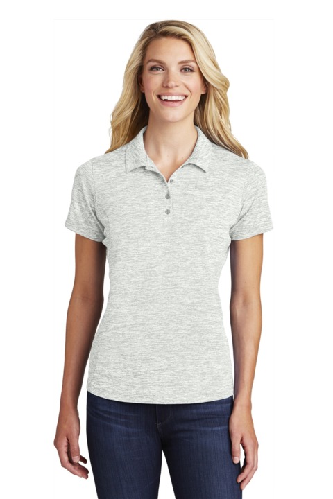 LST590 - Sport-Tek Ladies PosiCharge Electric Heather Polo