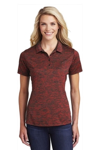 LST590 - Sport-Tek Ladies PosiCharge Electric Heather Polo