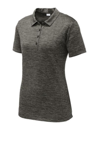 LST590 - Sport-Tek Ladies PosiCharge Electric Heather Polo