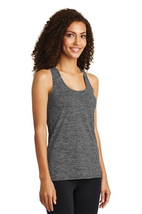 LST396 - Sport-Tek Ladies PosiCharge Electric Heather Racerback Tank