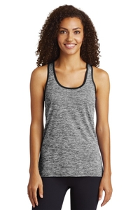 LST396 - Sport-Tek Ladies PosiCharge Electric Heather Racerback Tank