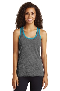 LST396 - Sport-Tek Ladies PosiCharge Electric Heather Racerback Tank