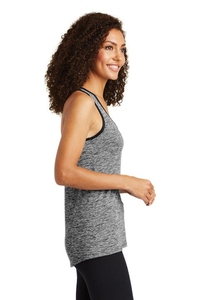 LST396 - Sport-Tek Ladies PosiCharge Electric Heather Racerback Tank