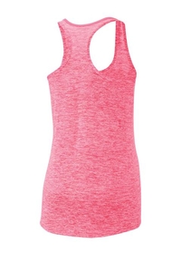 LST396 - Sport-Tek Ladies PosiCharge Electric Heather Racerback Tank