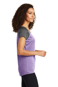 LST362 - Sport-Tek Ladies Heather On Heather Contender Scoop Neck Tee