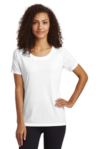 LST400 - Sport-Tek Ladies PosiCharge Tri Blend Wicking Scoop Neck Raglan Tee