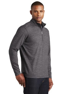 ST855 - Sport-Tek Sport Wick Stretch Reflective Heather 1/2 Zip Pullover