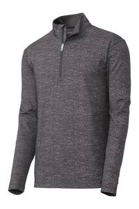 ST855 - Sport-Tek Sport Wick Stretch Reflective Heather 1/2 Zip Pullover