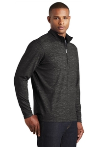 ST855 - Sport-Tek Sport Wick Stretch Reflective Heather 1/2 Zip Pullover