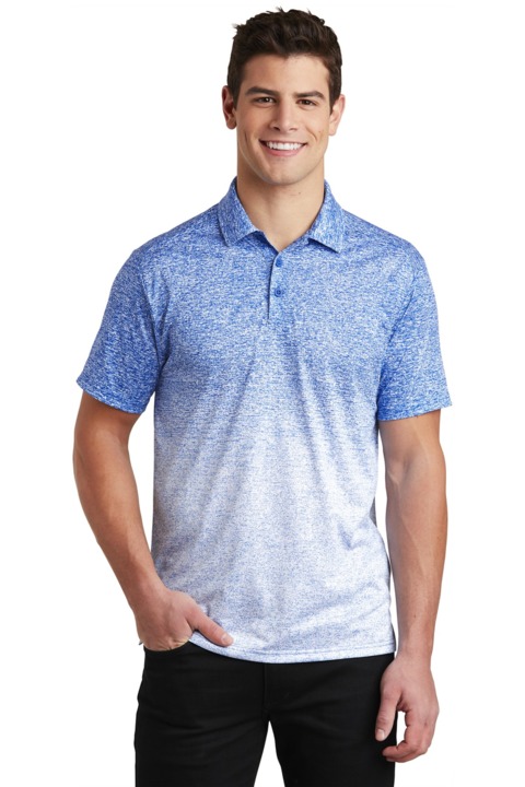 ST671 - Sport-Tek Ombre Heather Polo