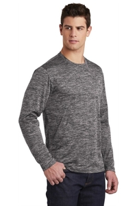 ST390LS - Sport-Tek PosiCharge Long Sleeve Electric Heather Tee