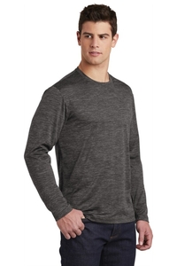 ST390LS - Sport-Tek PosiCharge Long Sleeve Electric Heather Tee